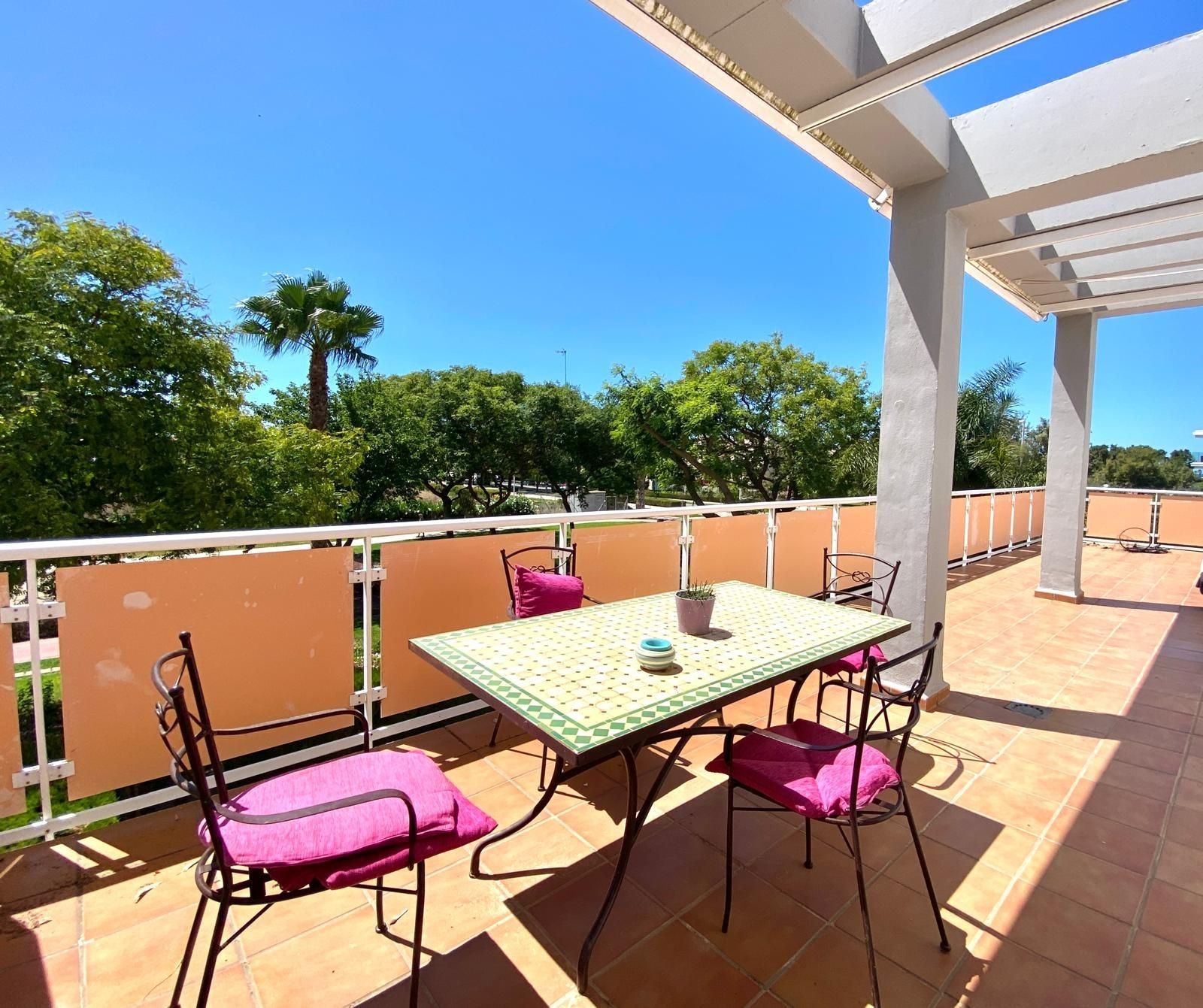 Terrace of Flat for sale in Chipiona  with Air Conditioner, Heating and Private garden
