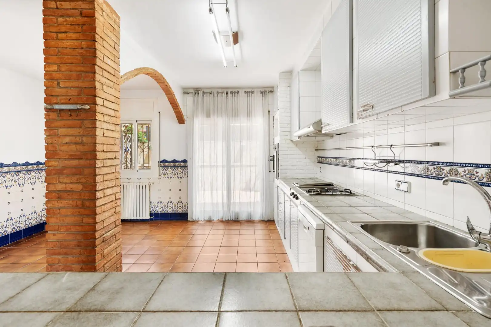 Cocina de Casa adosada en venta en La Palma de Cervelló con Calefacción, Jardín privado y Terraza