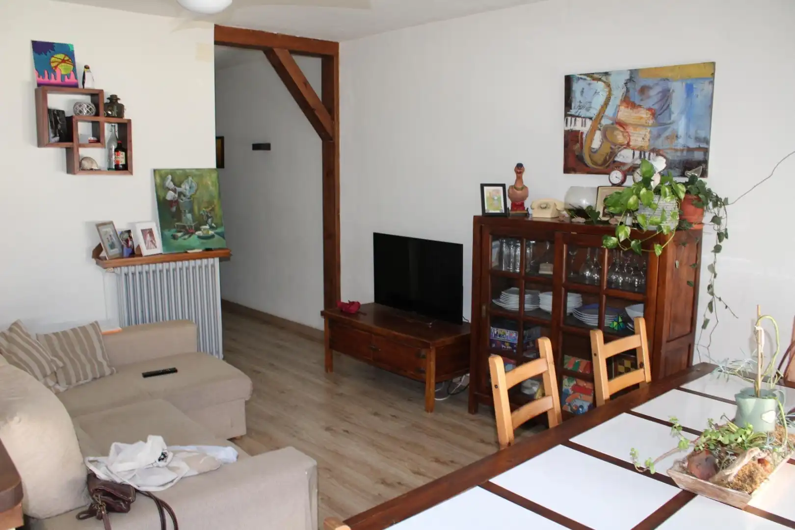 Sala d'estar de Casa adosada en venda en Tàrrega amb Calefacció
