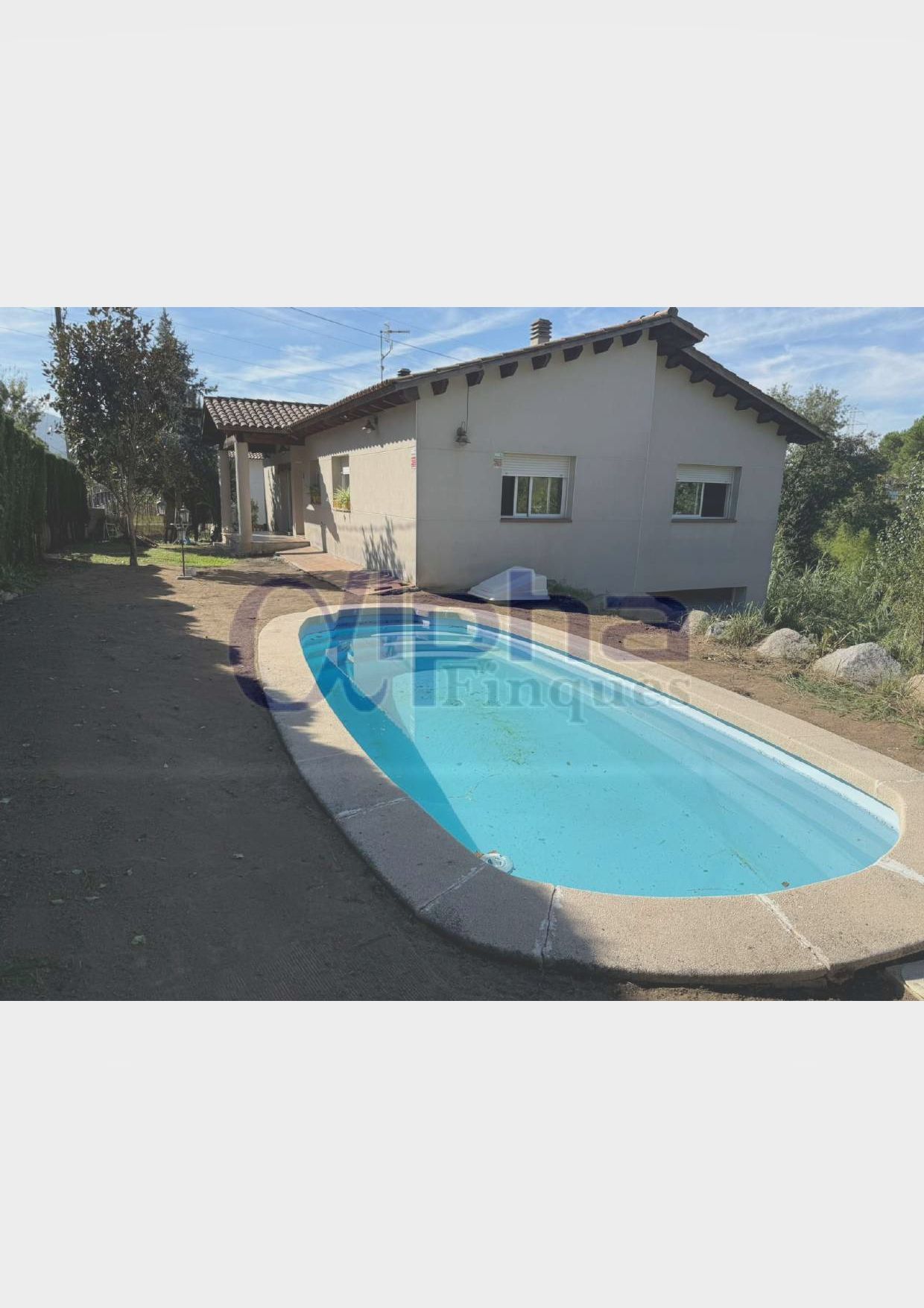Piscina de Casa o xalet en venda en Riells i Viabrea amb Calefacció, Jardí privat i Traster