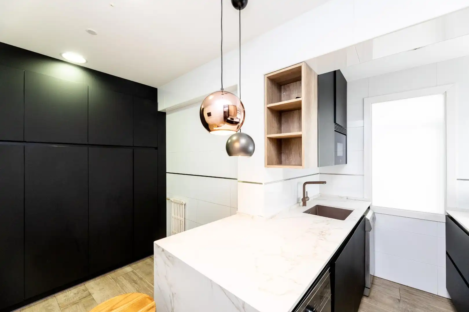 Kitchen of Flat for sale in Madrid  with Air Conditioner, Heating and Terrace