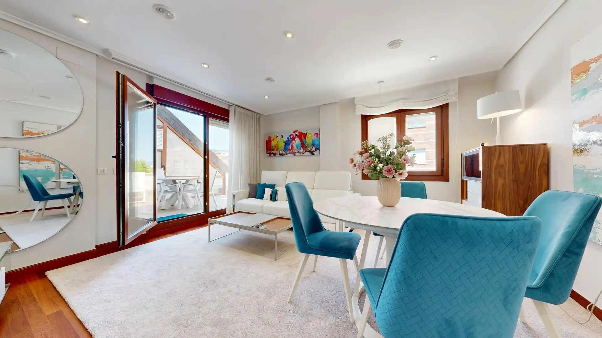 Sala de estar de Ático en venta en Galdakao con Calefacción, Terraza y Trastero
