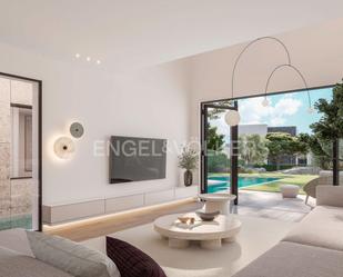 Living room of Single-family semi-detached for sale in Torrelodones  with Air Conditioner, Heating and Private garden