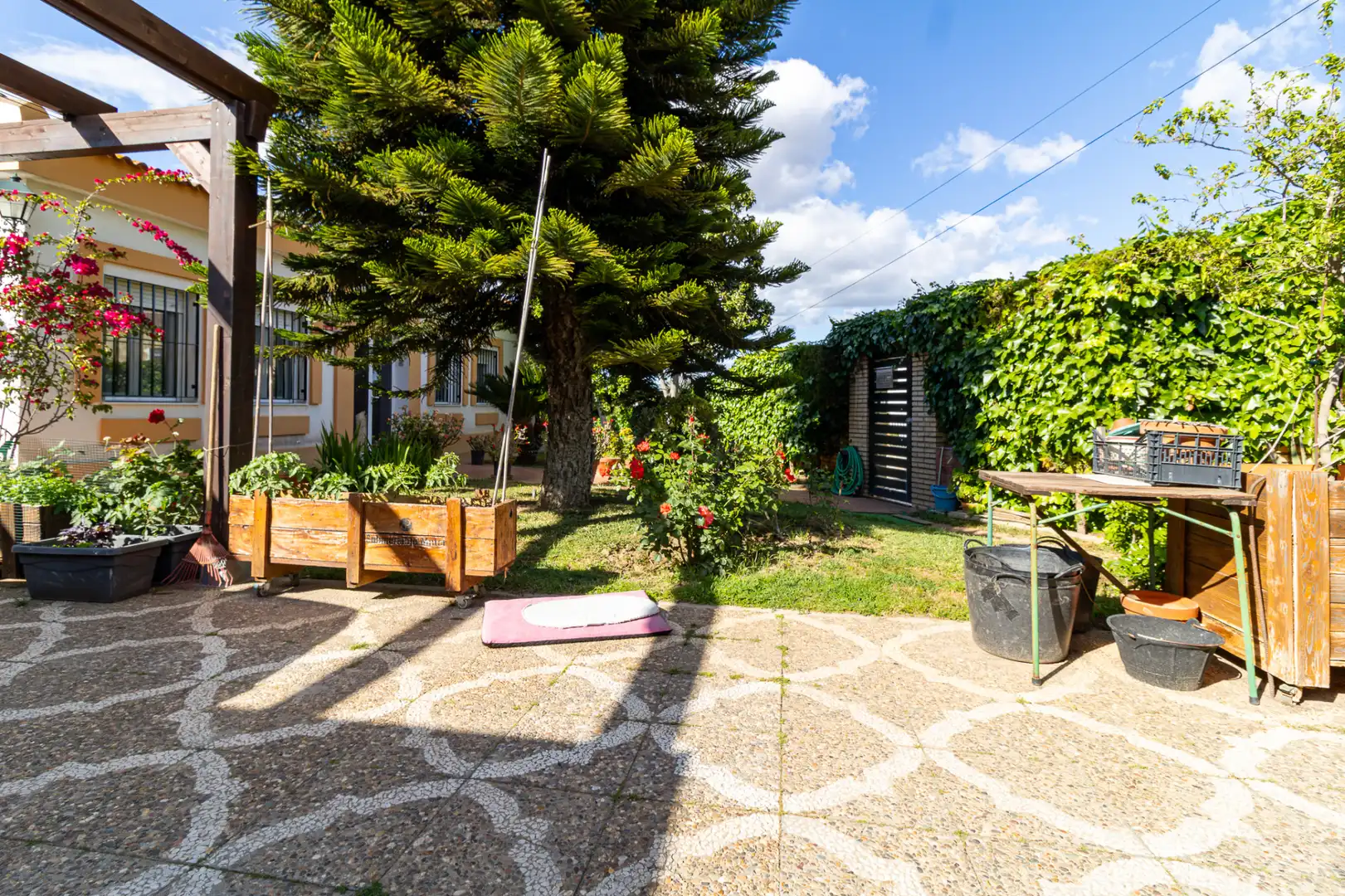 Jardín de Casa o chalet en venta en Bollullos de la Mitación con Aire acondicionado, Calefacción y Jardín privado