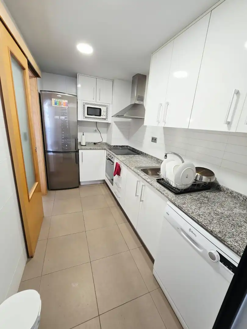 Kitchen of Apartments for sale in Benidorm  with Air Conditioner, Terrace and Furnished