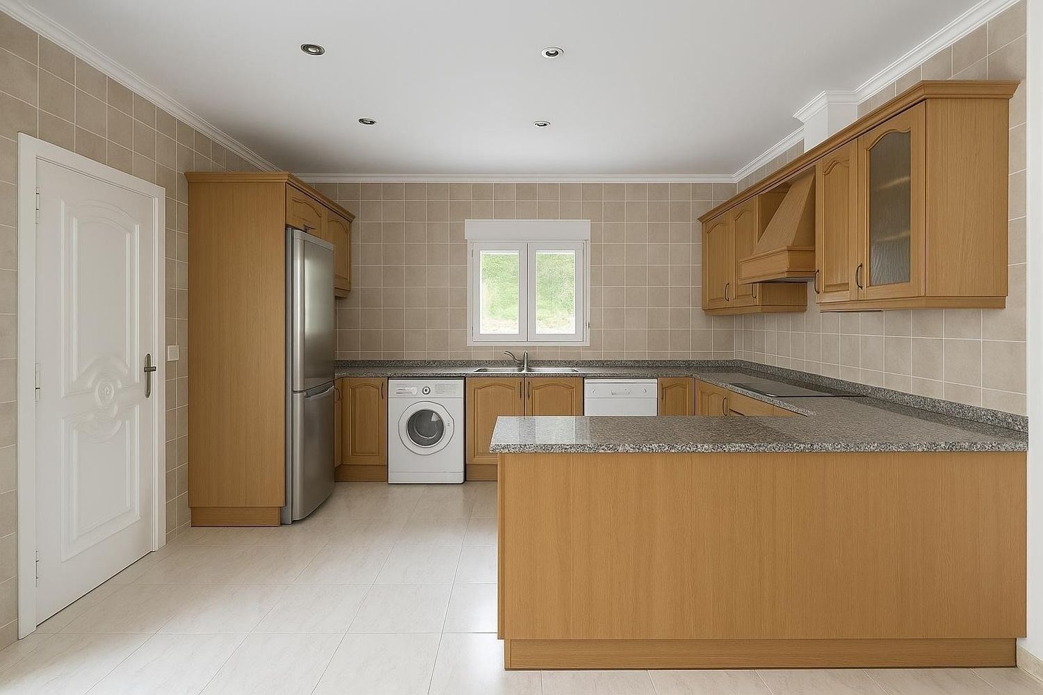 Cocina de Casa o chalet en venta en Pedreguer con Aire acondicionado, Jardín privado y Terraza