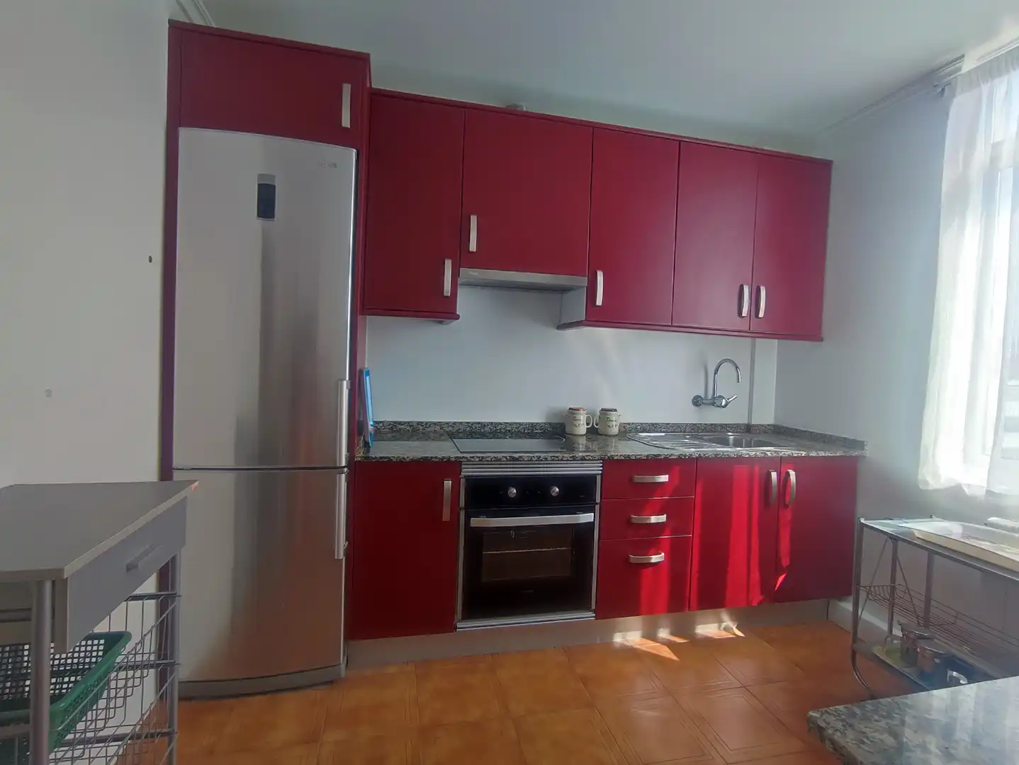 Kitchen of Flat for rent in Ferrol  with Heating, Storage room and Oven