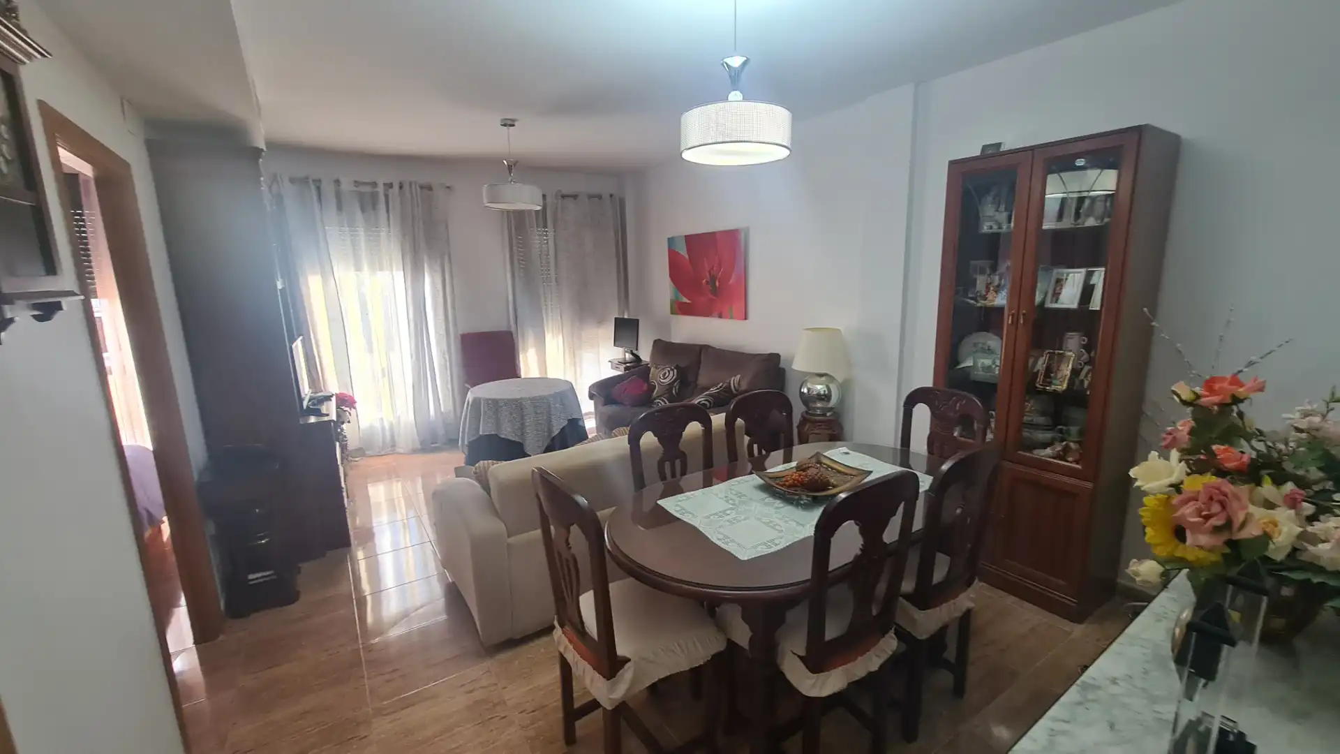 Menjador de Dúplex en venda en Azuaga amb Aire condicionat, Terrassa i Balcó