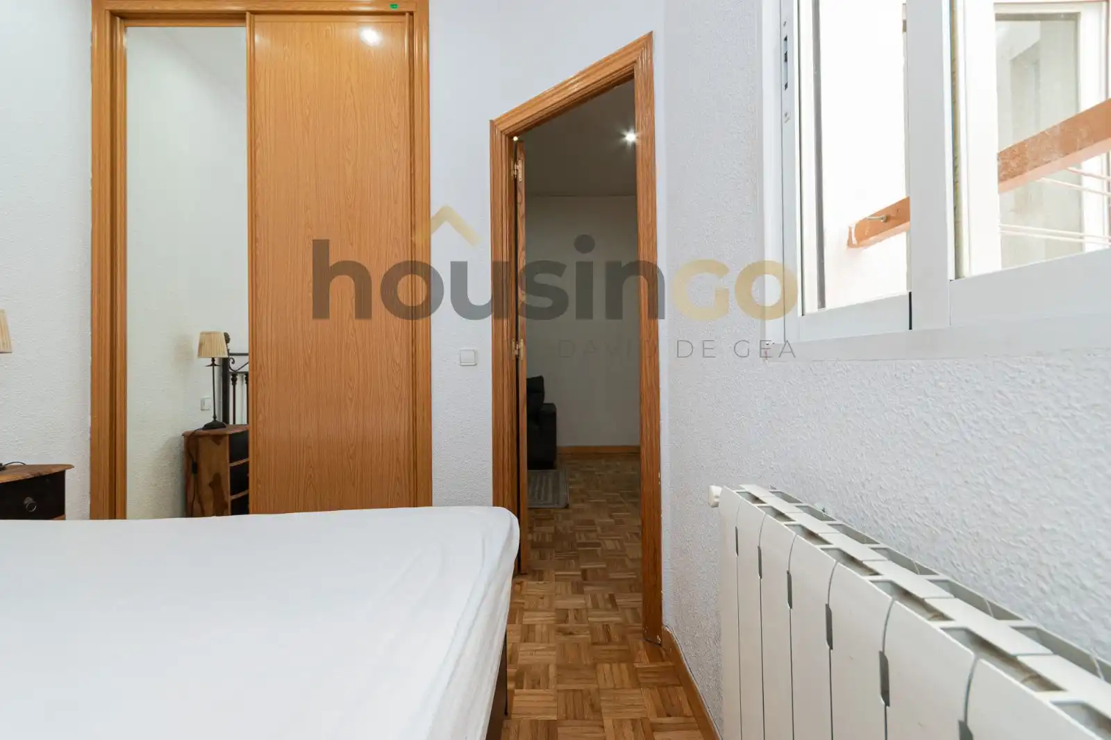 Bedroom of Flat for rent in Madrid  with Heating and Furnished