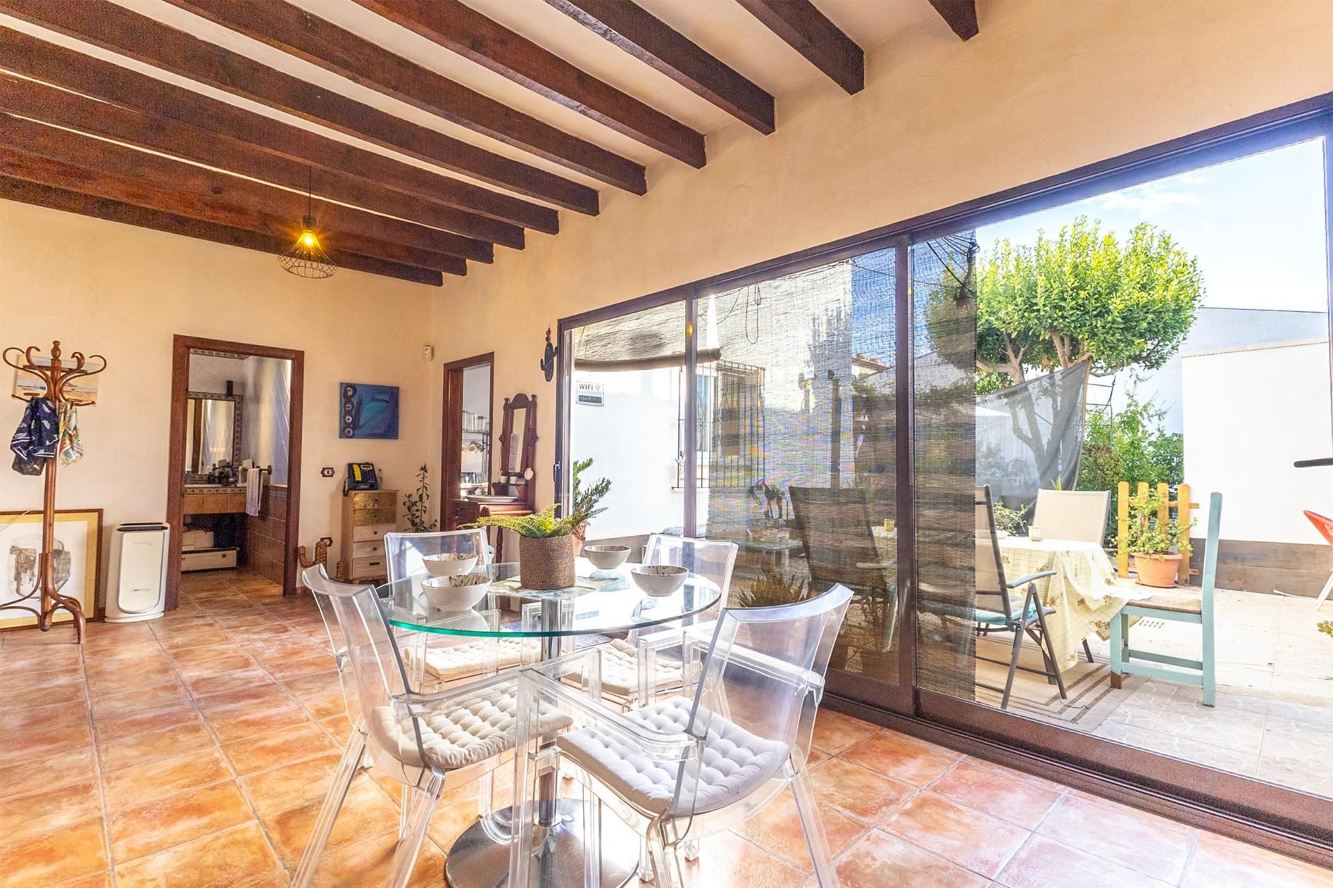 Dining room of House or chalet for sale in Alicante / Alacant  with Air Conditioner, Terrace and Alarm