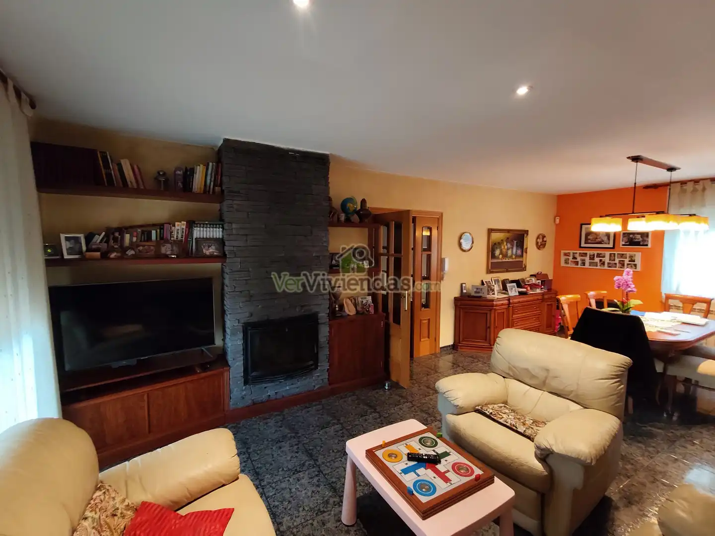 Sala d'estar de Casa o xalet en venda en Masquefa amb Calefacció, Jardí privat i Terrassa