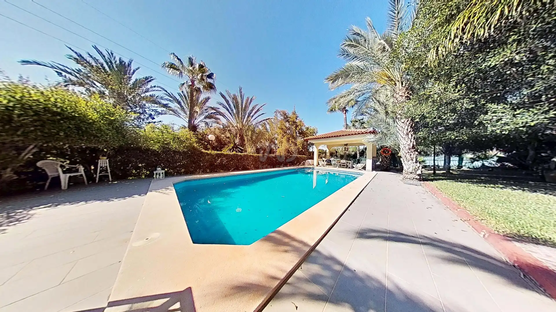 Piscina de Casa o xalet en venda en Elche / Elx amb Aire condicionat, Calefacció i Terrassa