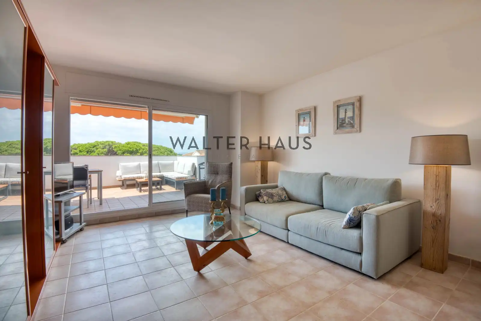 Sala d'estar de Àtic en venda en Pals amb Aire condicionat, Terrassa i Traster