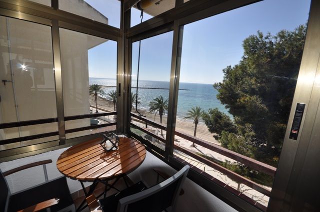 Schlafzimmer von Wohnung zum Verkauf in Vandellòs i l'Hospitalet de l'Infant mit Klimaanlage, Terrasse und Möbliert