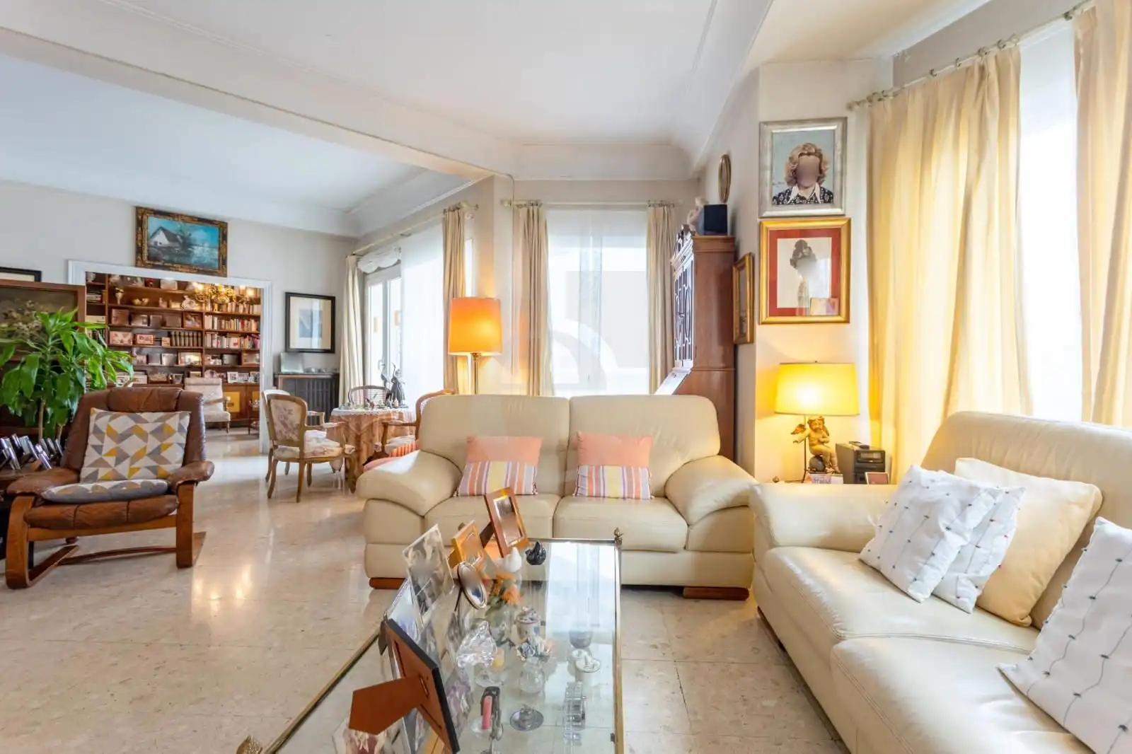 Wohnzimmer von Wohnung zum Verkauf in Valencia mit Klimaanlage, Terrasse und Abstellraum