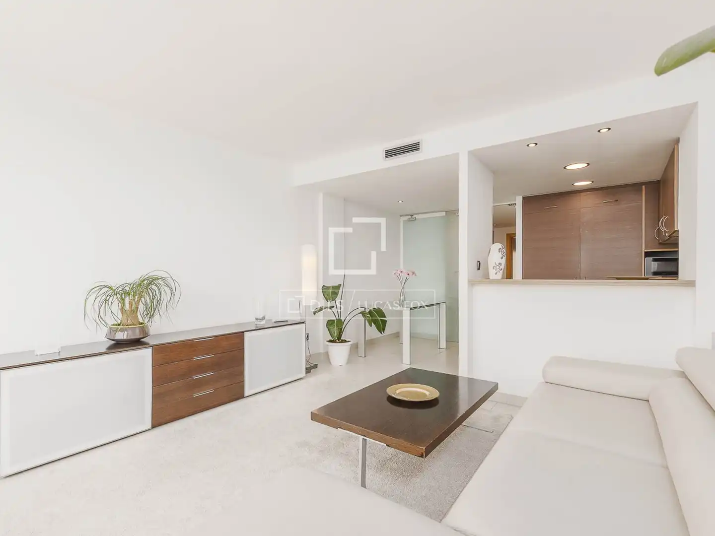 Sala d'estar de Àtic en venda en Barcelona amb Aire condicionat, Calefacció i Parquet