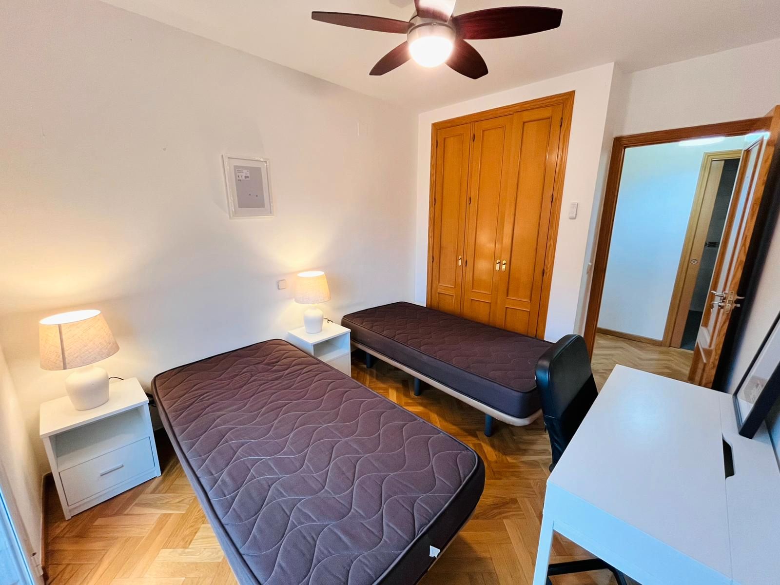 Schlafzimmer von Wohnung miete in Majadahonda mit Klimaanlage, Heizung und Terrasse