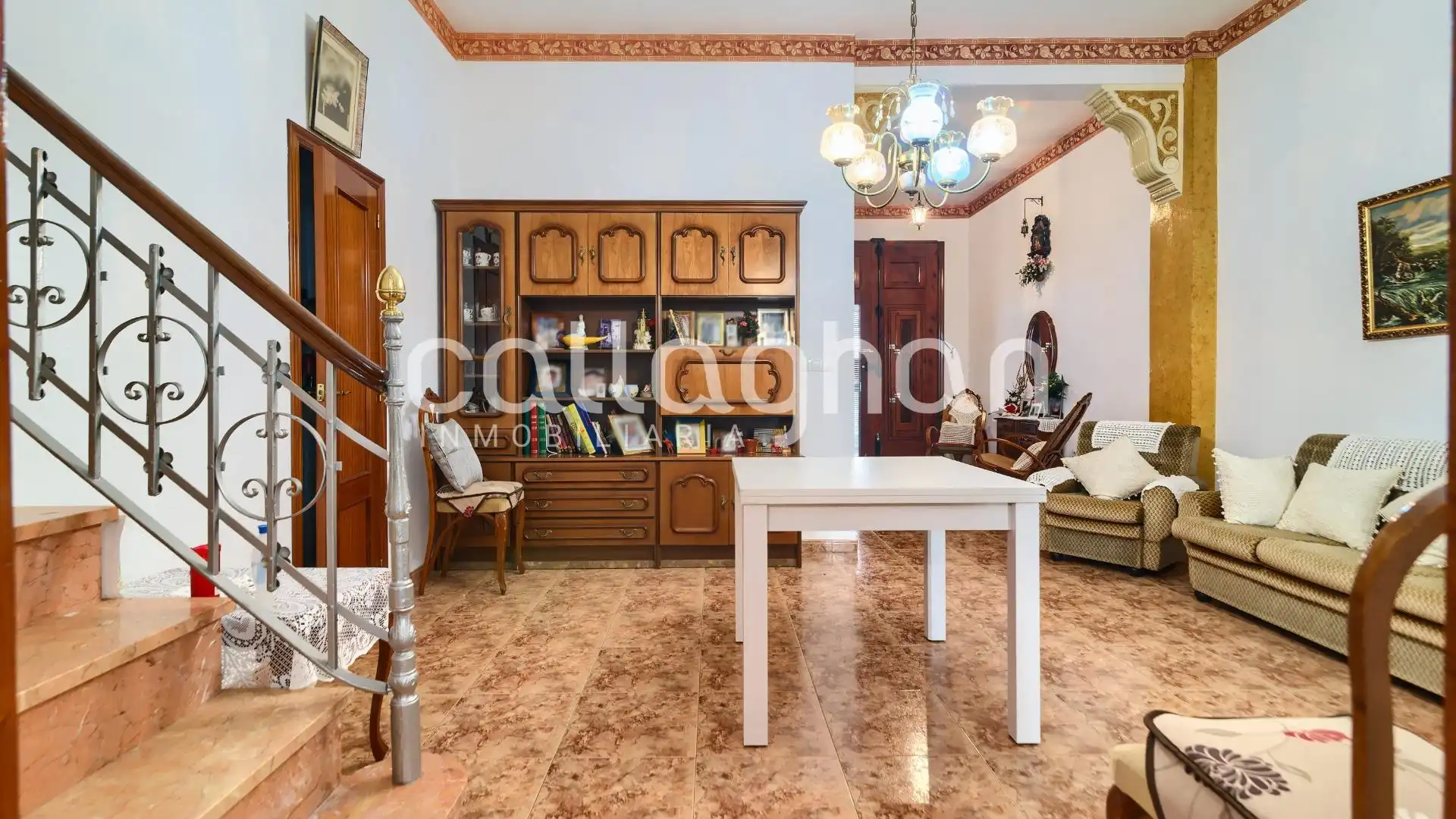 Sala de estar de Casa o chalet en venta en Alcàntera de Xúquer con Aire acondicionado, Calefacción y Terraza