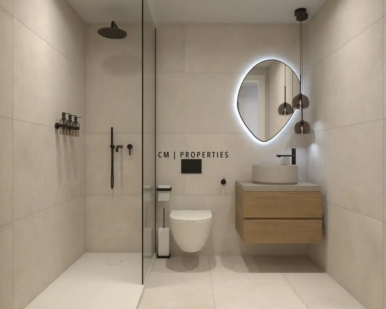 Badezimmer von Wohnung zum Verkauf in Valencia mit Klimaanlage, Heizung und Ofen