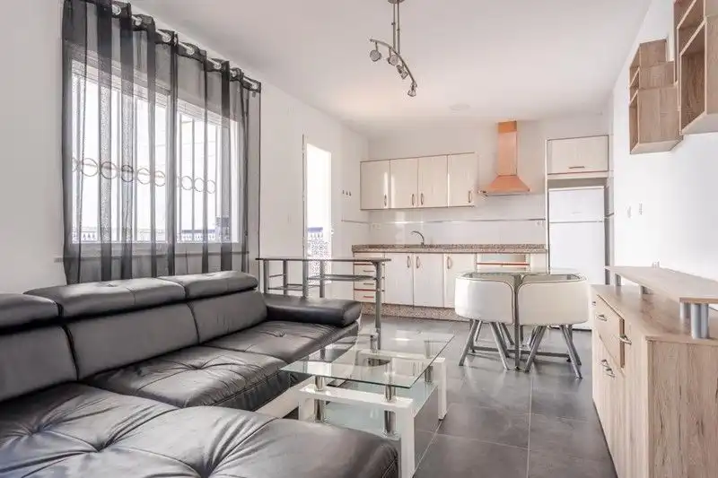 Sala de estar de Piso en venta en Atarfe con Terraza y Amueblado