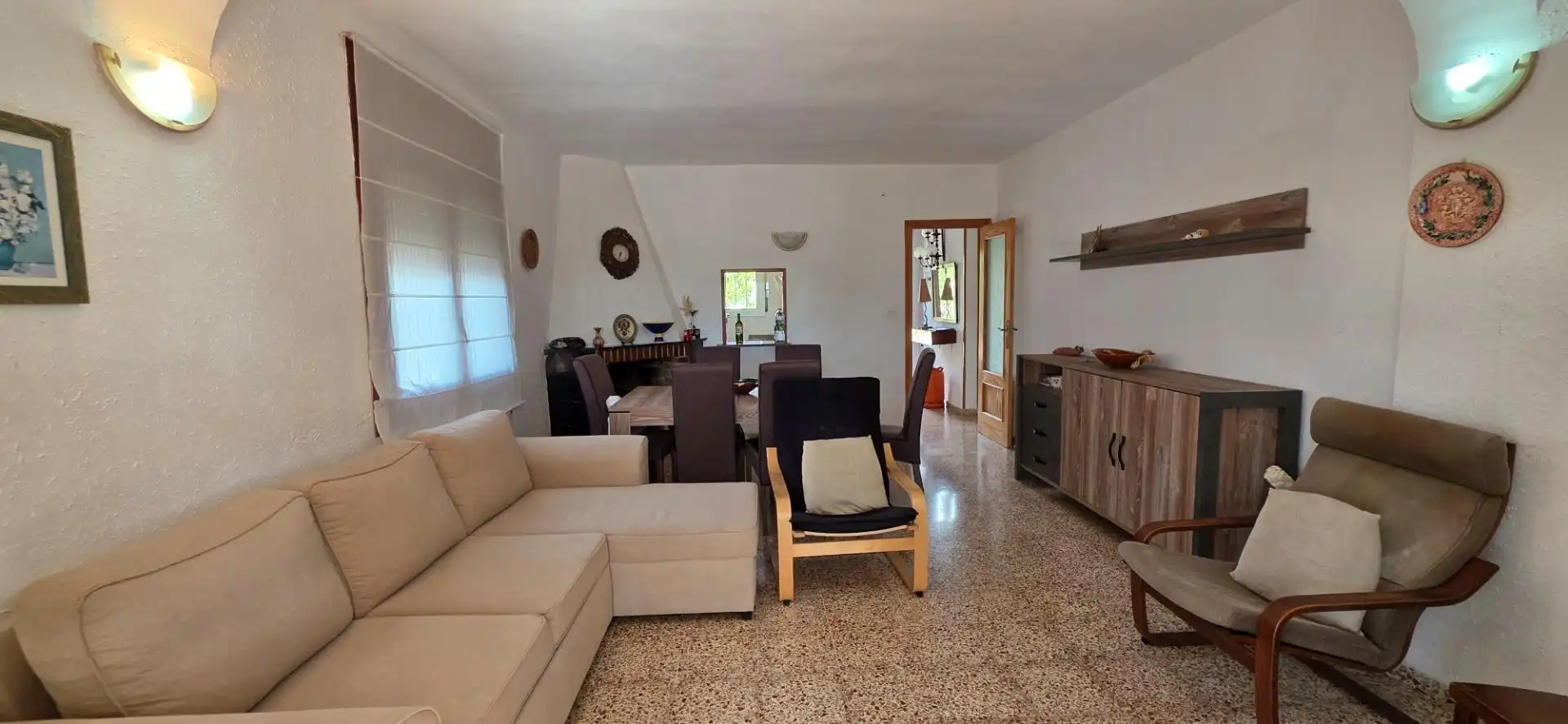 Sala d'estar de Casa o xalet en venda en L'Ametlla de Mar  amb Jardí privat i Terrassa
