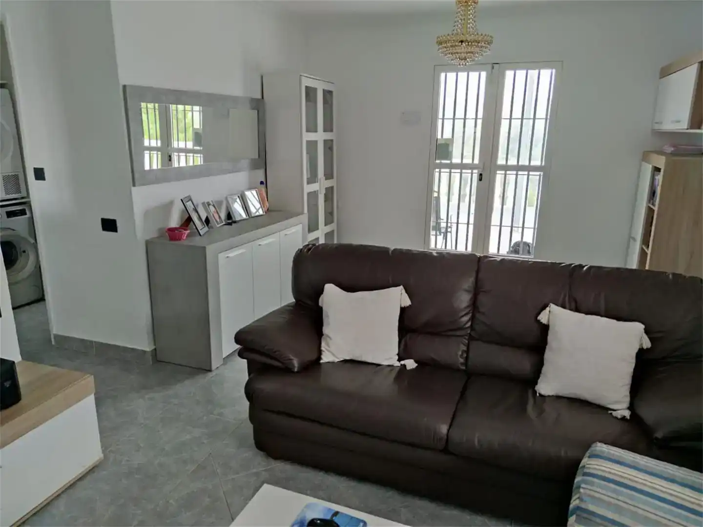 Sala d'estar de Casa o xalet en venda en Mogente / Moixent amb Aire condicionat i Piscina
