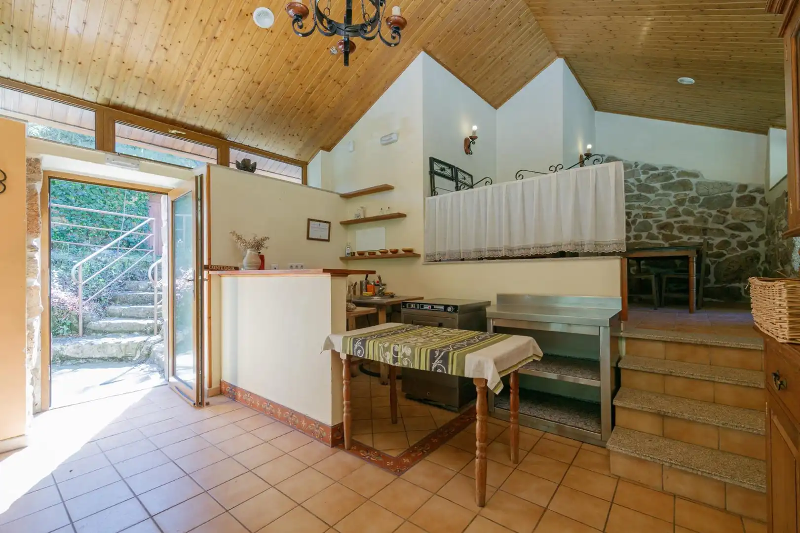 Kitchen of Houses for sale in Arbo  with Heating, Private garden and Storage room