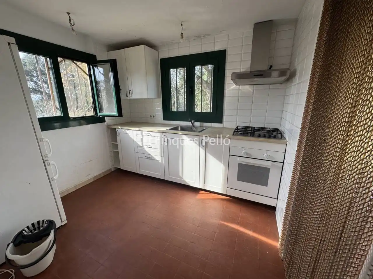Cuina de Finca rústica en venda en Tordera amb Jardí privat i Terrassa