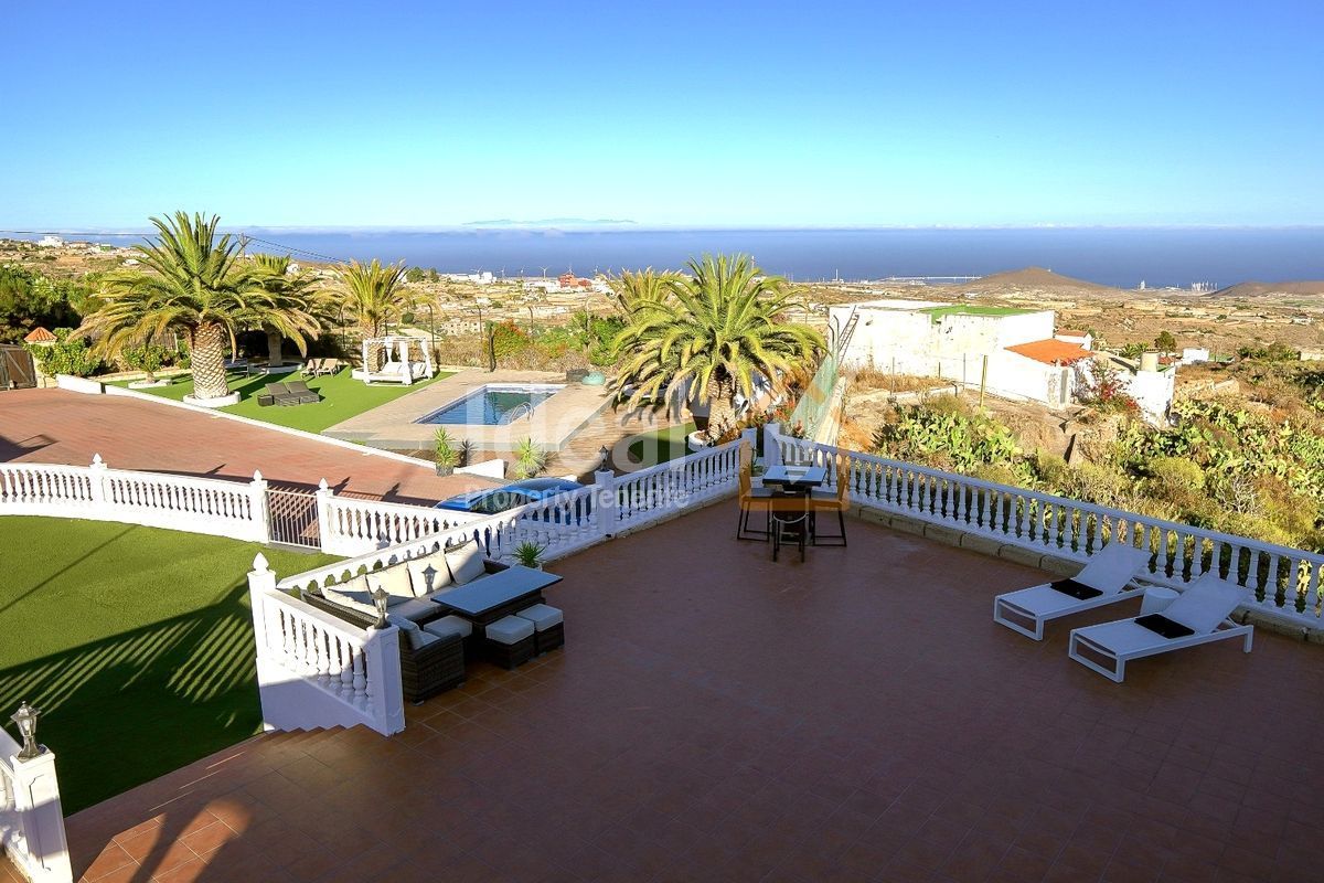 Terraza de Casa o chalet en venta en Granadilla de Abona con Aire acondicionado, Jardín privado y Terraza