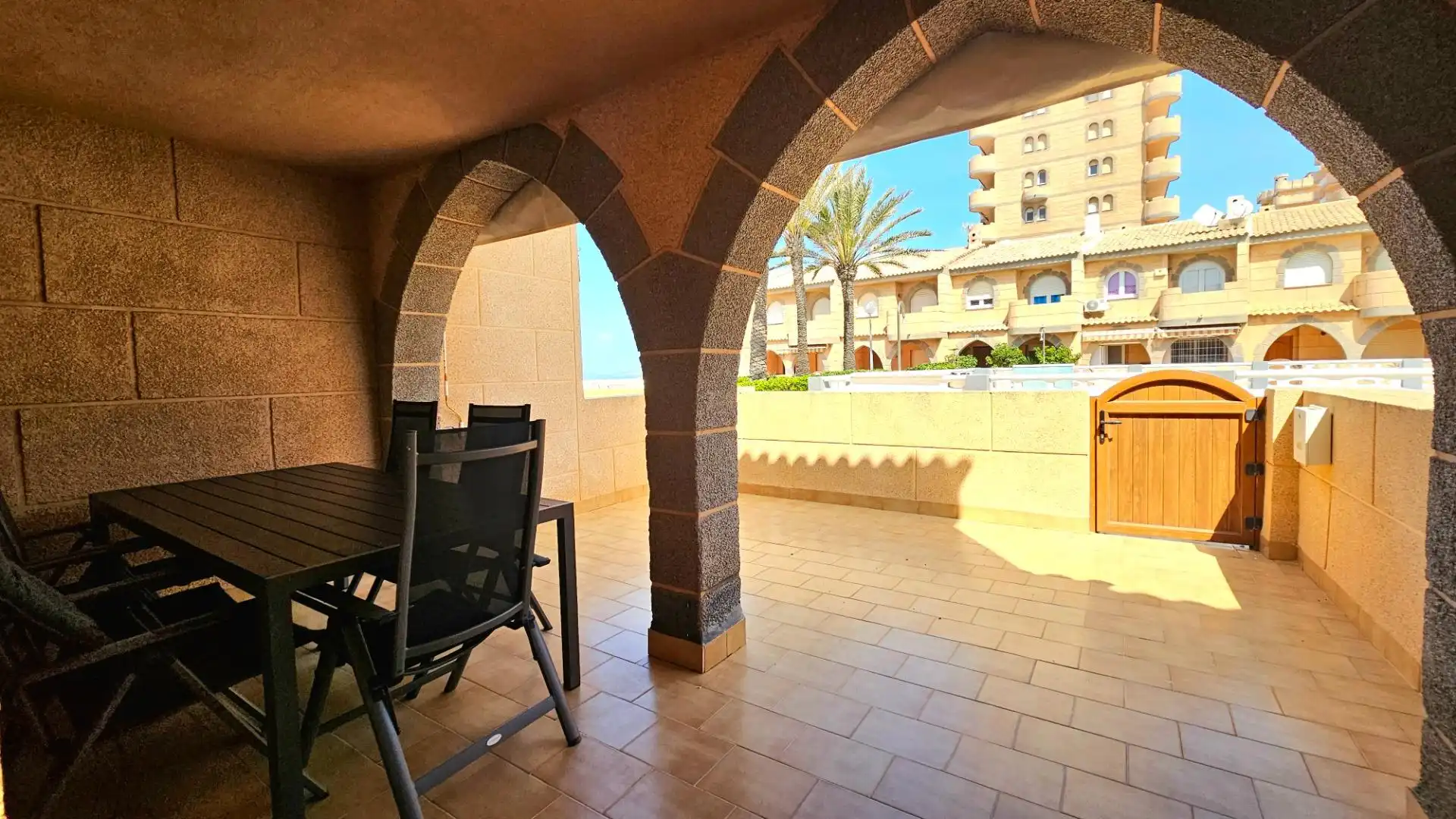 Terraza de Casa o chalet en venta en La Manga del Mar Menor con Aire acondicionado, Jardín privado y Balcón