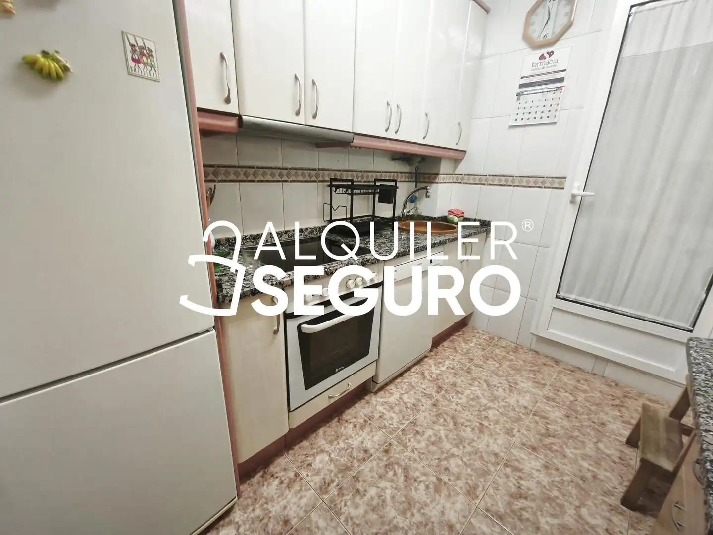 Cocina de Piso de alquiler en Zaragoza con Aire acondicionado, Calefacción y Terraza