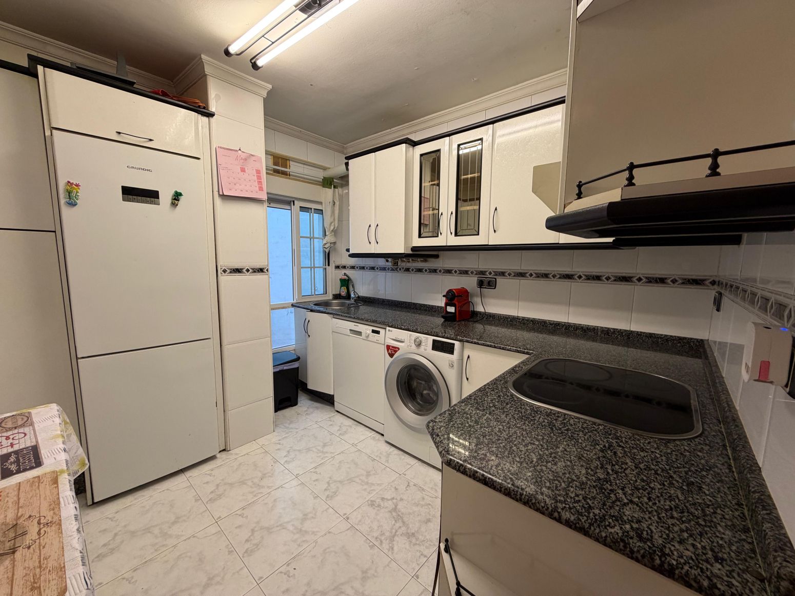 Kitchen of Flat for sale in Avilés  with Heating, Furnished and Balcony