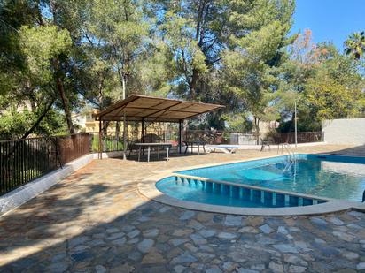 Swimming pool of House or chalet for sale in  Murcia Capital  with Air Conditioner, Heating and Private garden