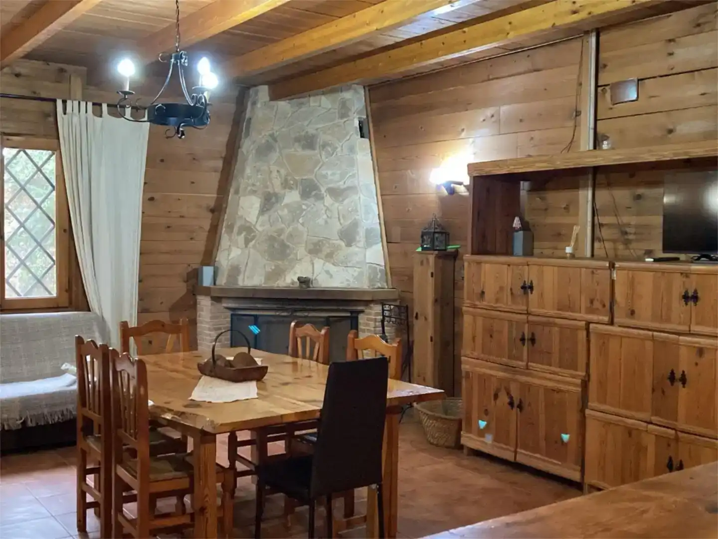 Dining room of Country homes for rent in Villanueva de la Jara  with Private garden and Furnished
