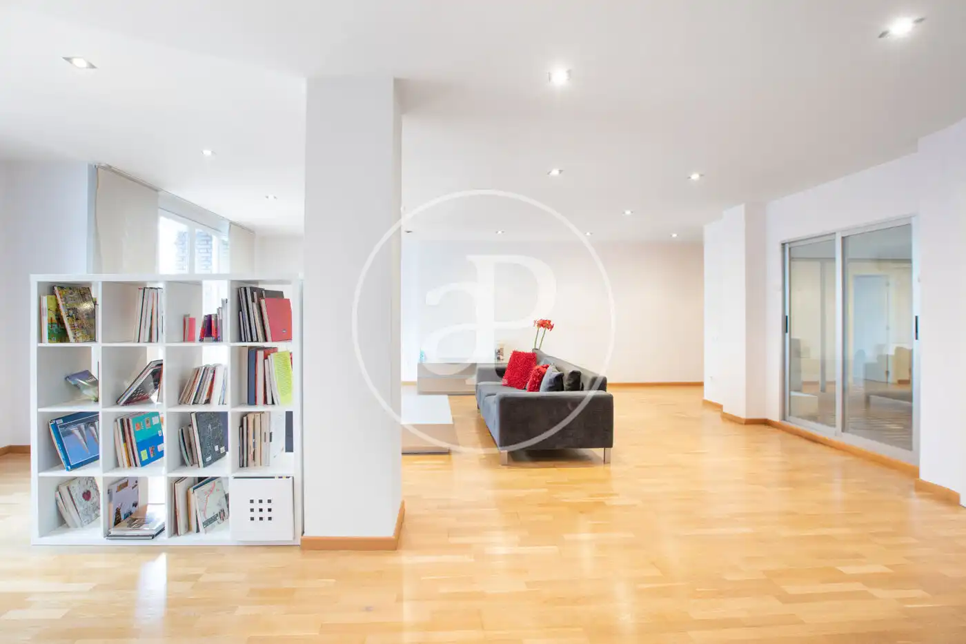 Wohnzimmer von Wohnung zum Verkauf in Valencia mit Klimaanlage, Heizung und Terrasse