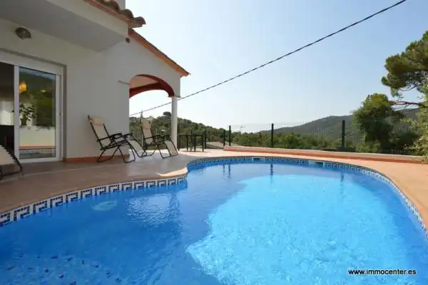Swimming pool of Houses for rent in Calonge i Sant Antoni  with Heating, Private garden and Terrace
