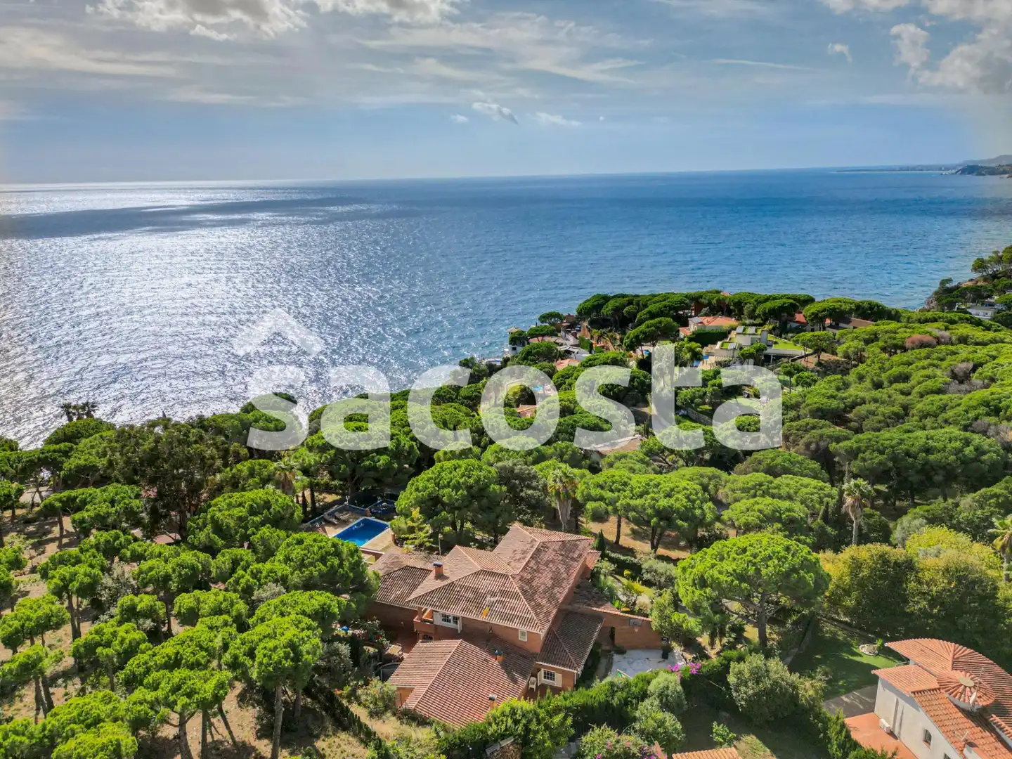 Vista exterior de Casa o xalet en venda en Lloret de Mar amb Calefacció, Jardí privat i Parquet