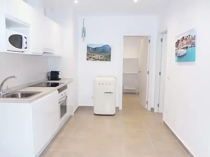 Cuina de Pis de lloguer en  Palma de Mallorca amb Aire condicionat, Calefacció i Moblat