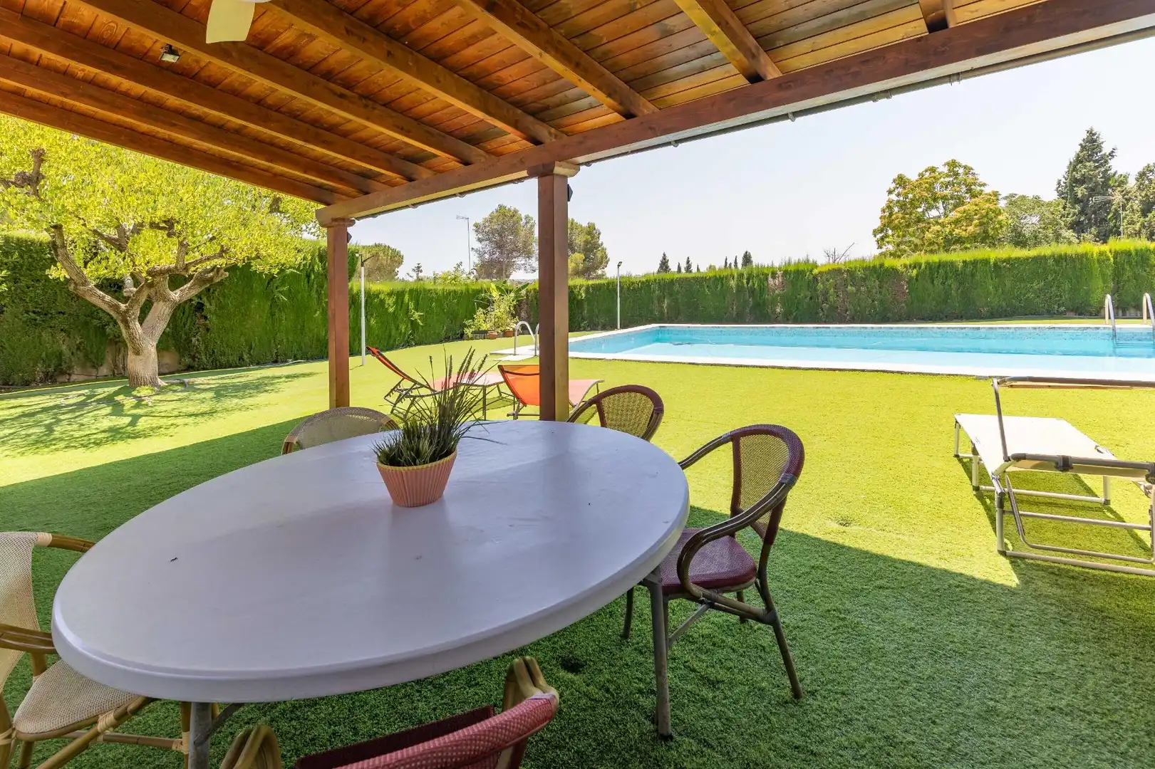 Terraza de Casa o chalet en venta en Montserrat con Aire acondicionado, Jardín privado y Terraza
