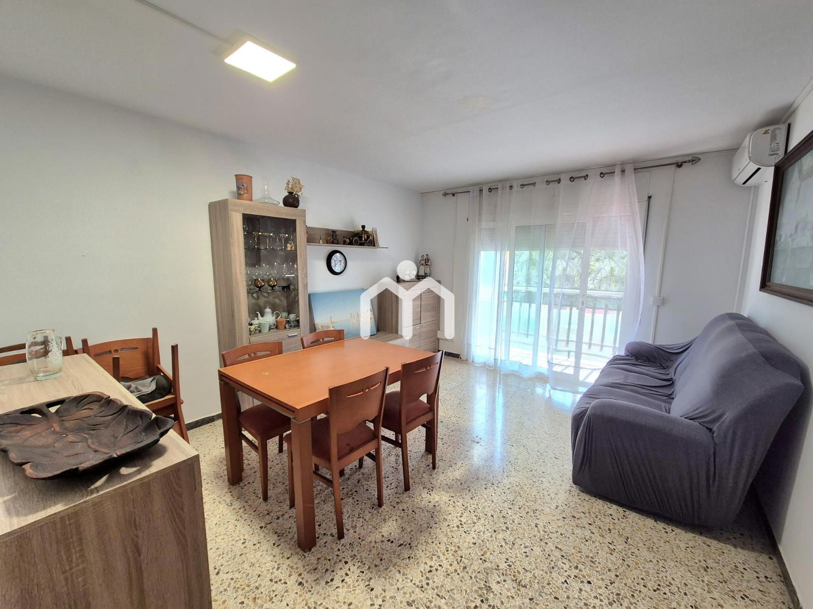 Sala d'estar de Pis en venda en Mataró amb Aire condicionat, Terrassa i Alarma