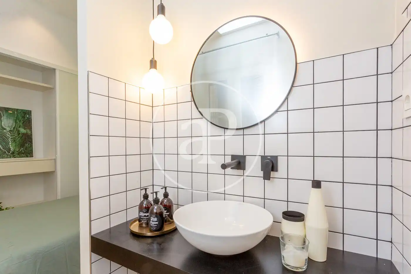 Badezimmer von Wohnung zum Verkauf in Madrid mit Klimaanlage, Heizung und Möbliert