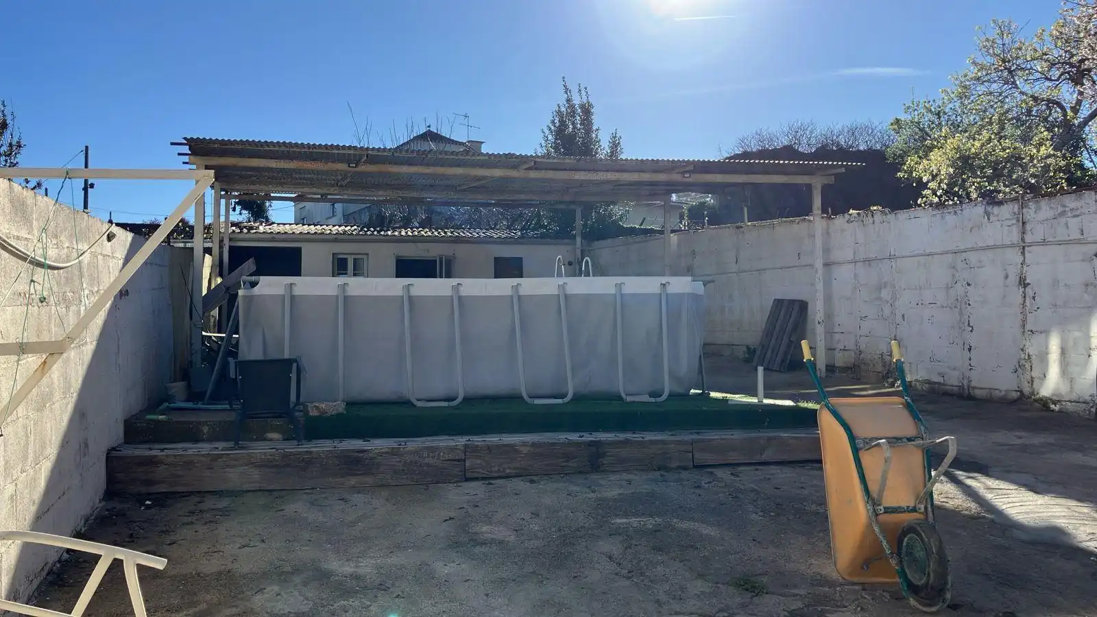 Piscina de Casa o xalet en venda en Vigo 