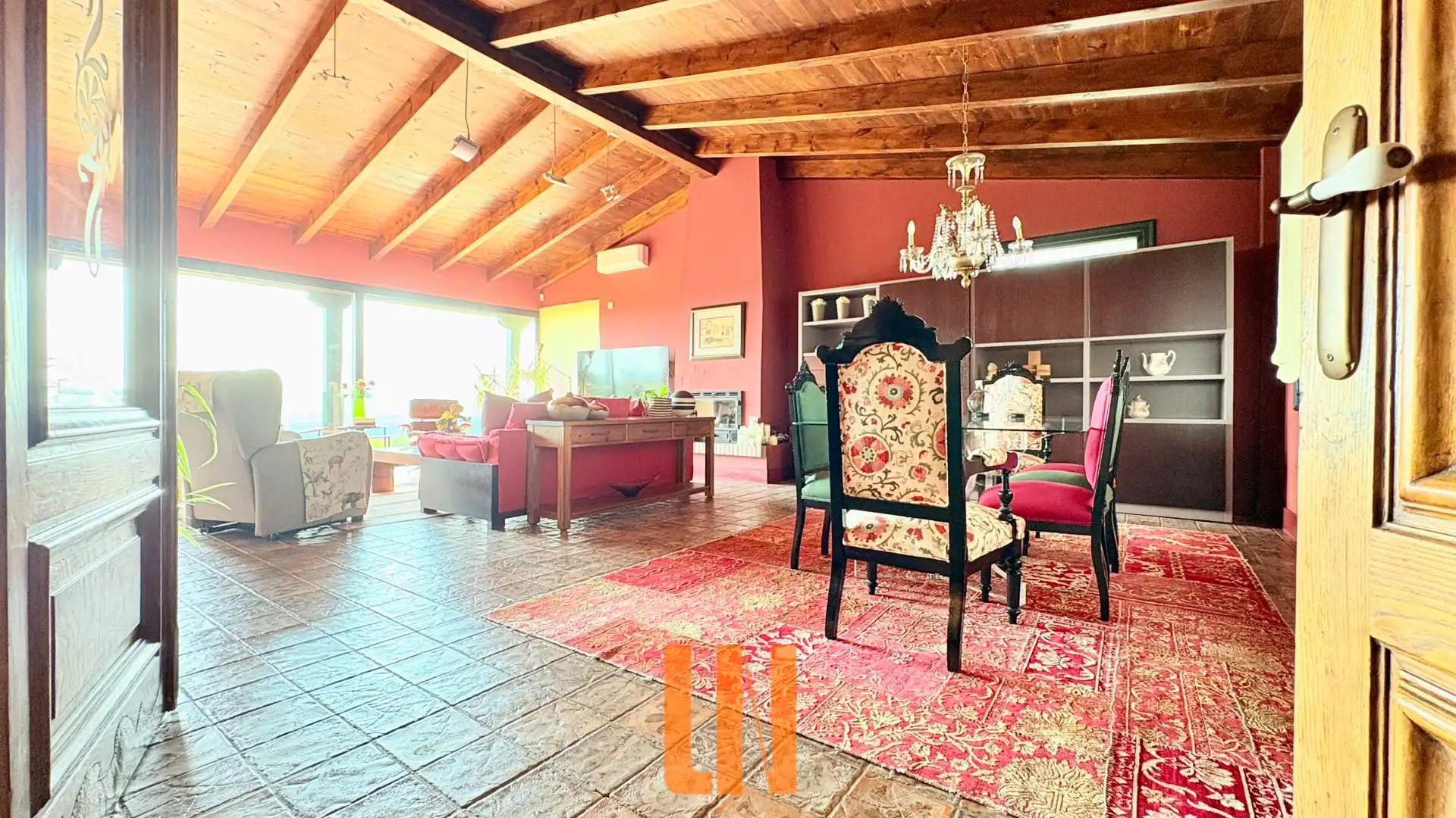 Sala d'estar de Casa o xalet en venda en Sada (A Coruña) amb Aire condicionat, Calefacció i Jardí privat