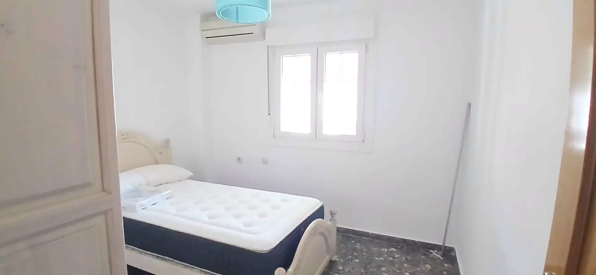Bedroom of Flat for rent in Almería  with Air Conditioner, Terrace and Furnished