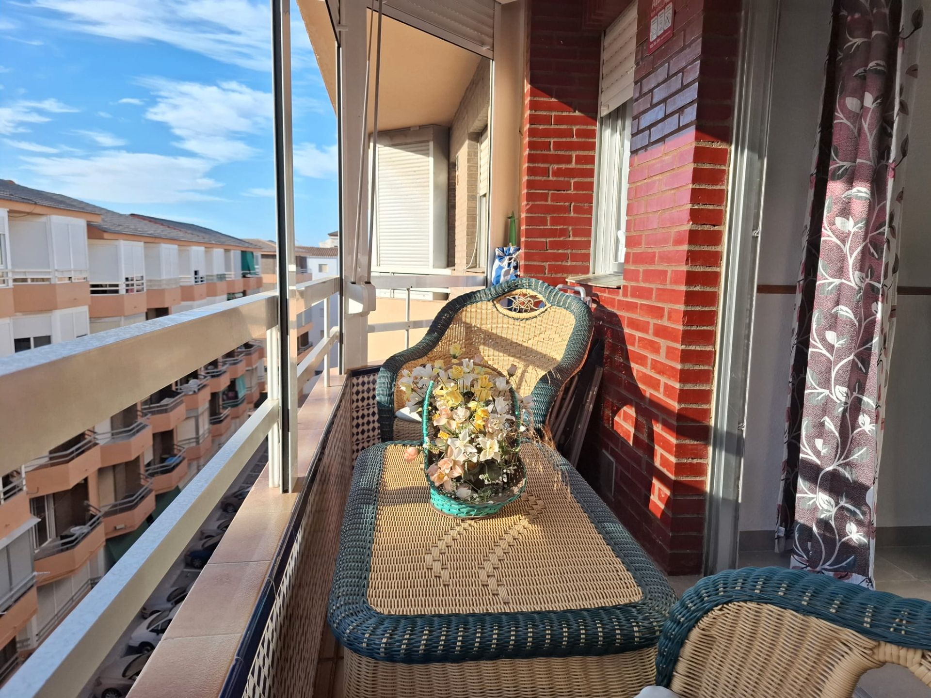 Balcony of Flat for sale in Torrenueva Costa  with Terrace and Furnished