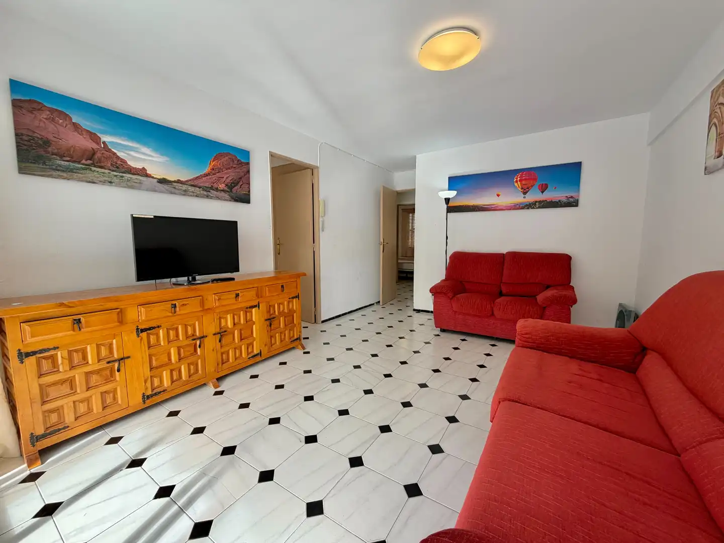 Wohnzimmer von Wohnung zum Verkauf in Benidorm mit Terrasse, Möbliert und Gemeinschaftspool