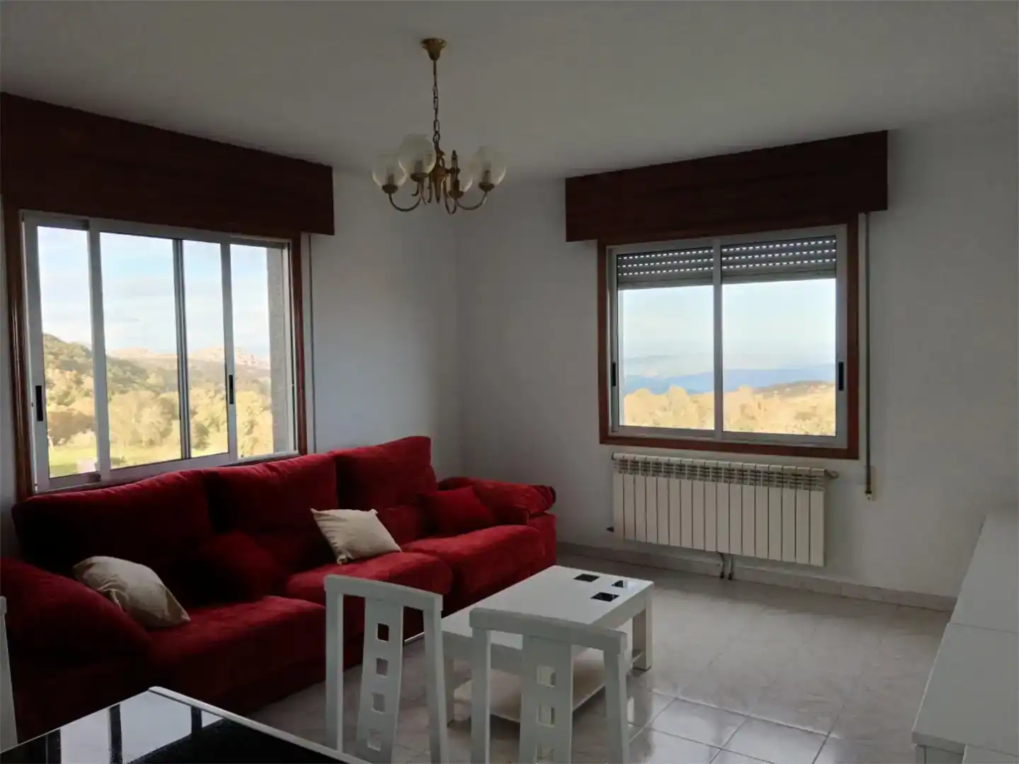 Wohnzimmer von Wohnung zur Miete in Carballeda de Avia mit Privatgarten, Abstellraum und Schwimmbad