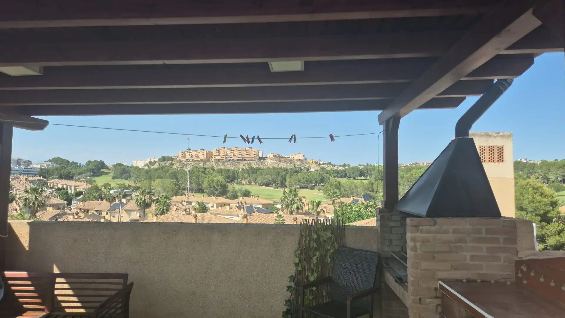 Terrasse von Dachboden zum Verkauf in Molina de Segura mit Klimaanlage, Privatgarten und Parkett