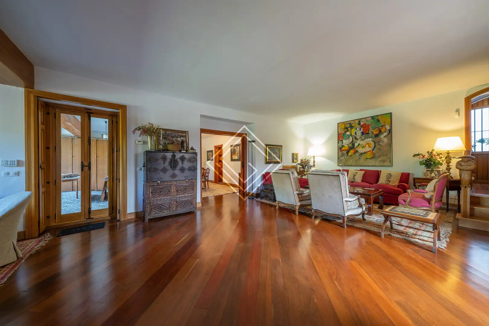 Sala de estar de Casa o chalet en venta en Madrid con Calefacción, Jardín privado y Terraza
