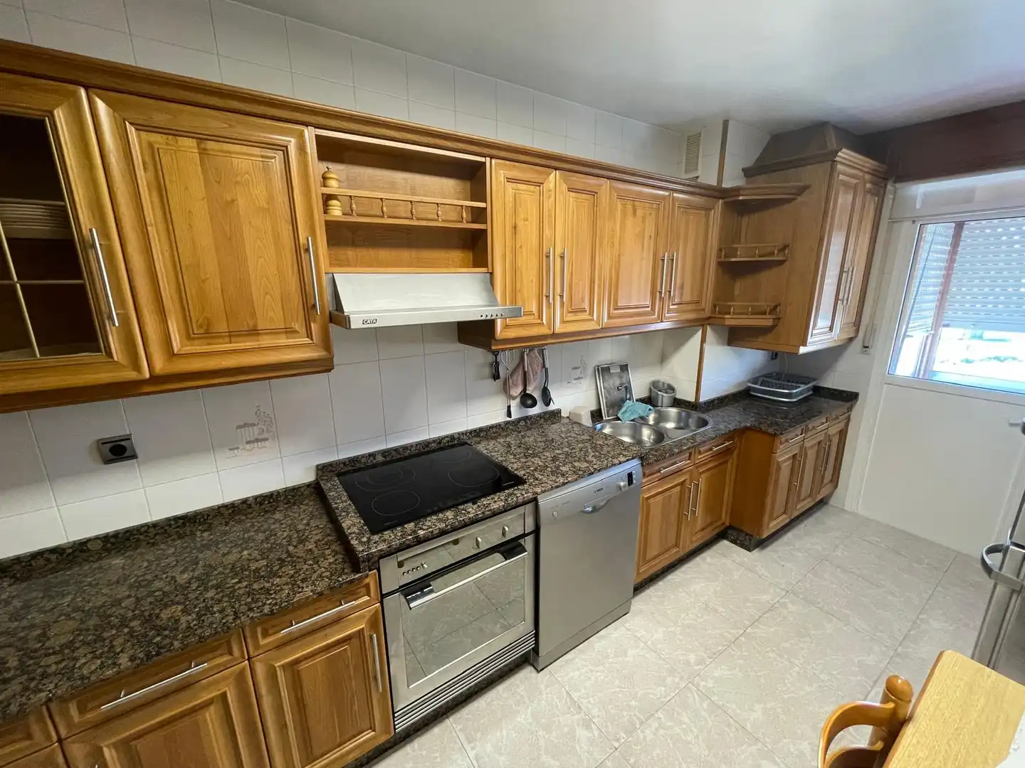 Kitchen of Flat for sale in Ferrol  with Heating, Storage room and Furnished